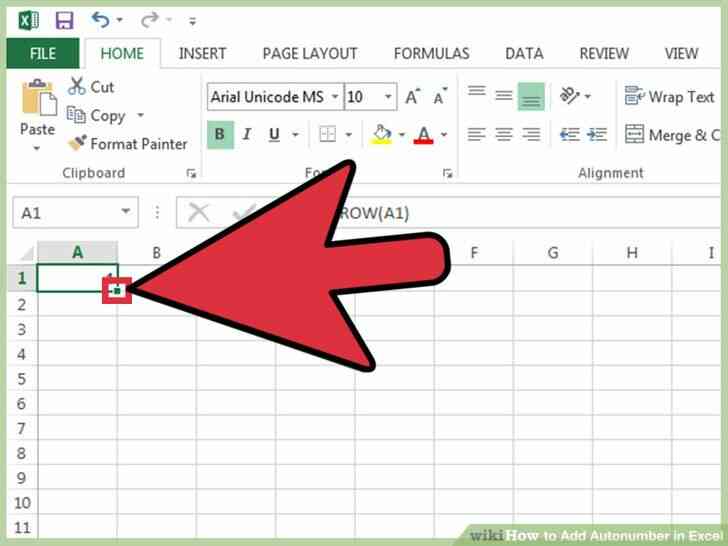 Image intitulée Ajouter numérotation automatique dans Excel à l